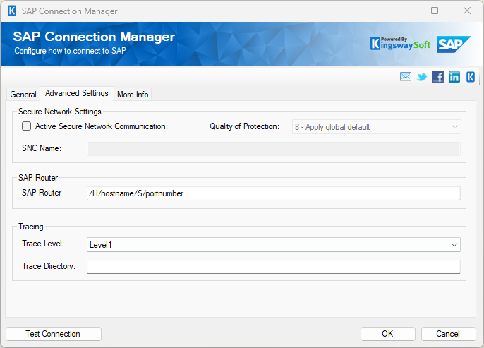 SAP Connection Manager